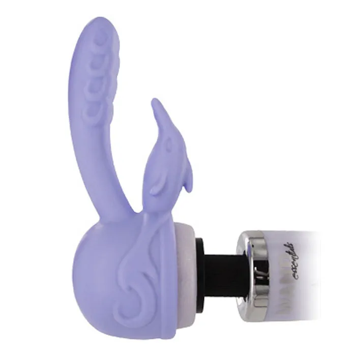 XR Brand Dual Pleasure Silicone Dolphin Wand Attachment | Female Sex Toys