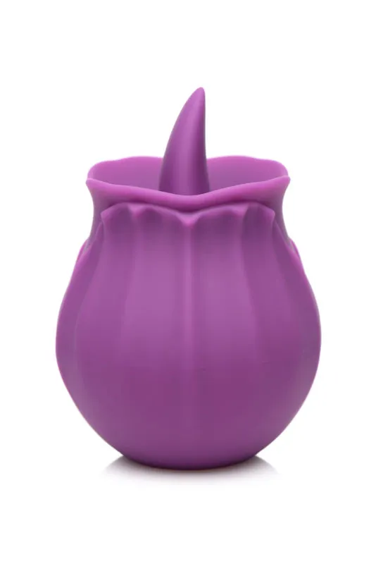 XR Brand Female Sex Toys | Bloomgasm Wild Violet Licking Silicone Stimulator