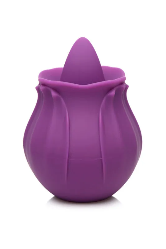 XR Brand Female Sex Toys | Bloomgasm Wild Violet Licking Silicone Stimulator