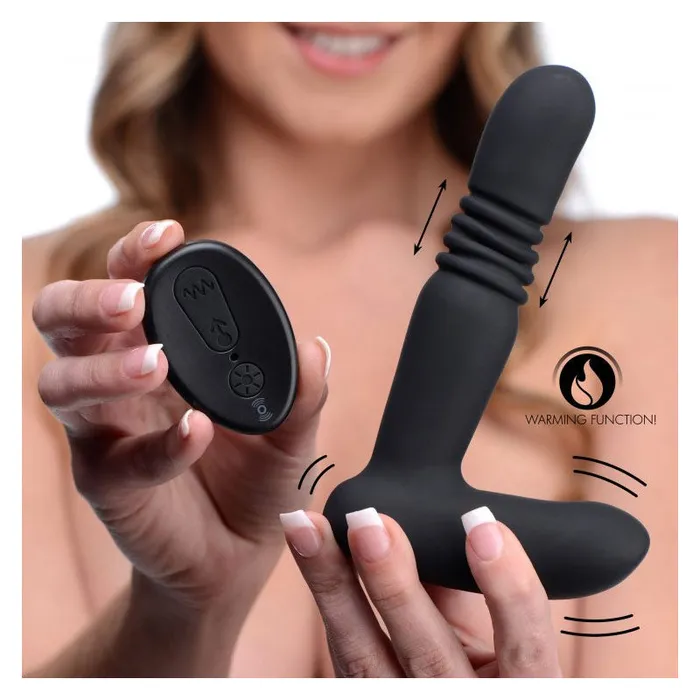 XR Brand Male Sex Toys | Silicone Thrusting Anal Plug with Remote Control