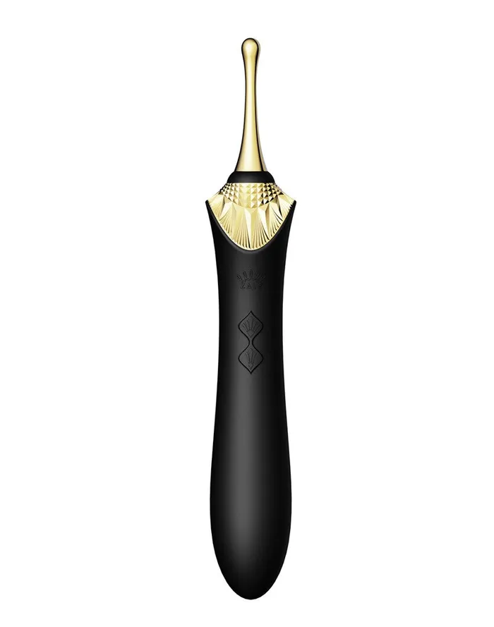 Zalo Female Sex Toys | Zalo - Bess - Clitoris Pinpoint Vibrator - Met Extra opzetstukken - Obsidian Zwart