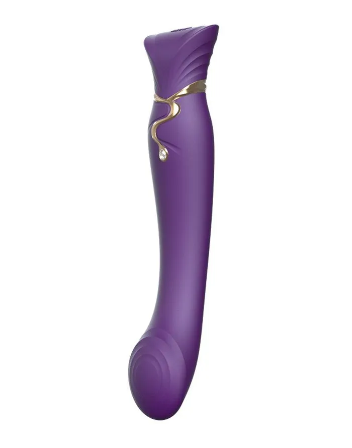 Zalo Zalo Queen PulseWave Gspot Vibrator Amethyst Paars Vibrators